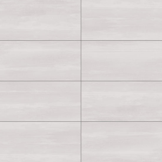 Carreaux de céramique Collection La Spezia 12 po x 24 po Bianco fini mat