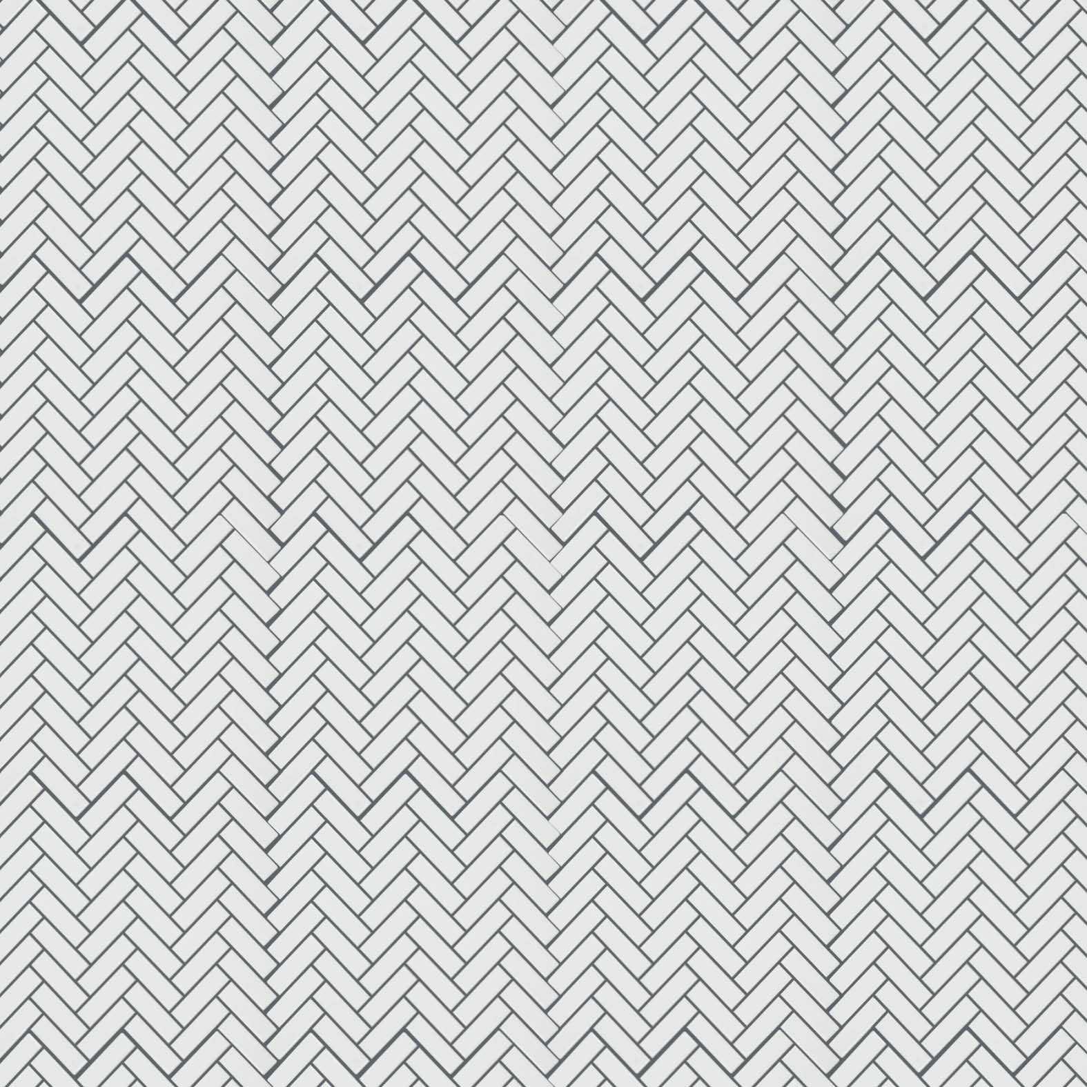 Carreaux de céramique | Collection Cliff - Mosaïque - 1 po x 3 po Bianco 1 po x 3 po Mat