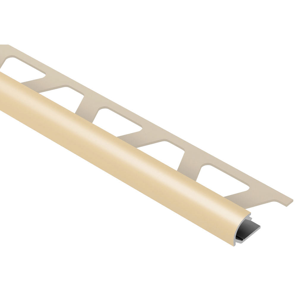 Schluter RONDEC Profilé de bordure rond - aluminium bahamas 1/2" (12.5 mm) x 8' 2-1/2"