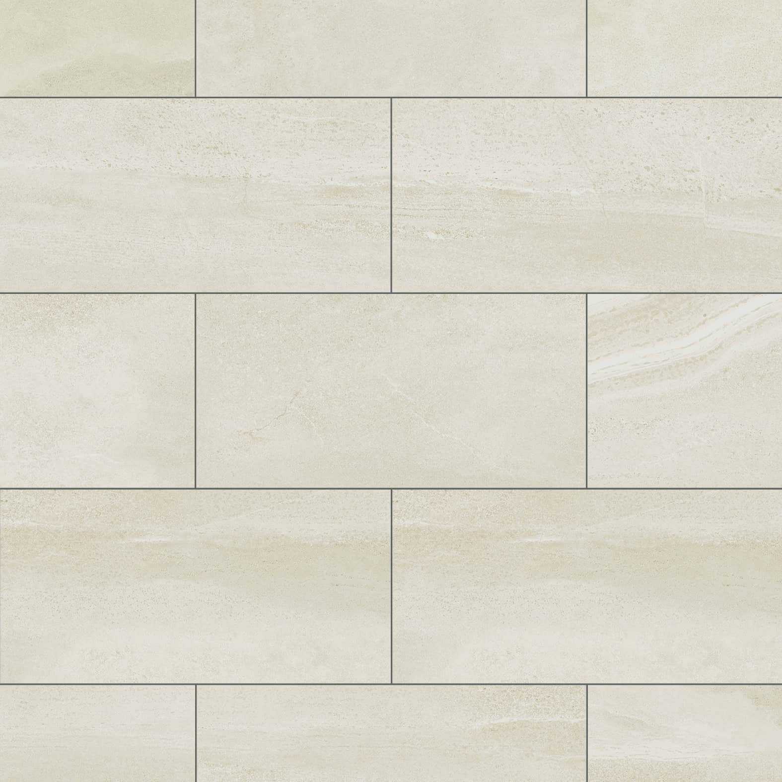Carreaux de céramique Collection Peca 12 po x 24 po Bianco - blanc
