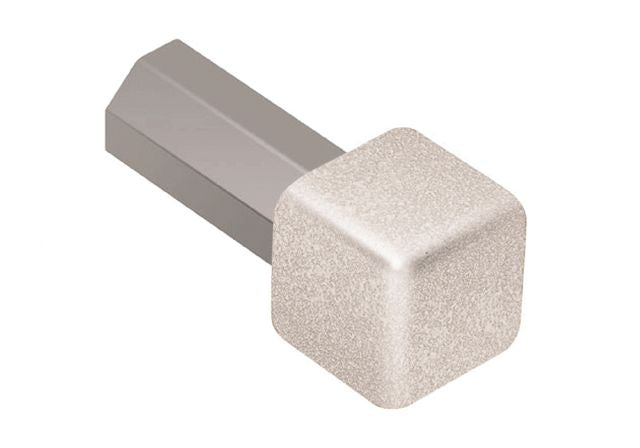 Schluter QUADEC Coin intérieur/extérieur 90° - aluminium grège 5/16" (8 mm)