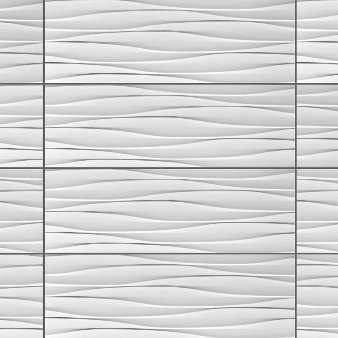 Carreaux de céramique Collection Superwhite 12 x 36 po couleur Vent finition lustrée