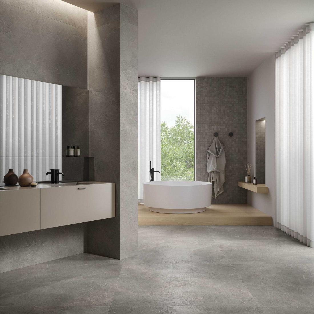 Carreaux de céramique | Collection Imperial Stone - 24 po x 48 po
