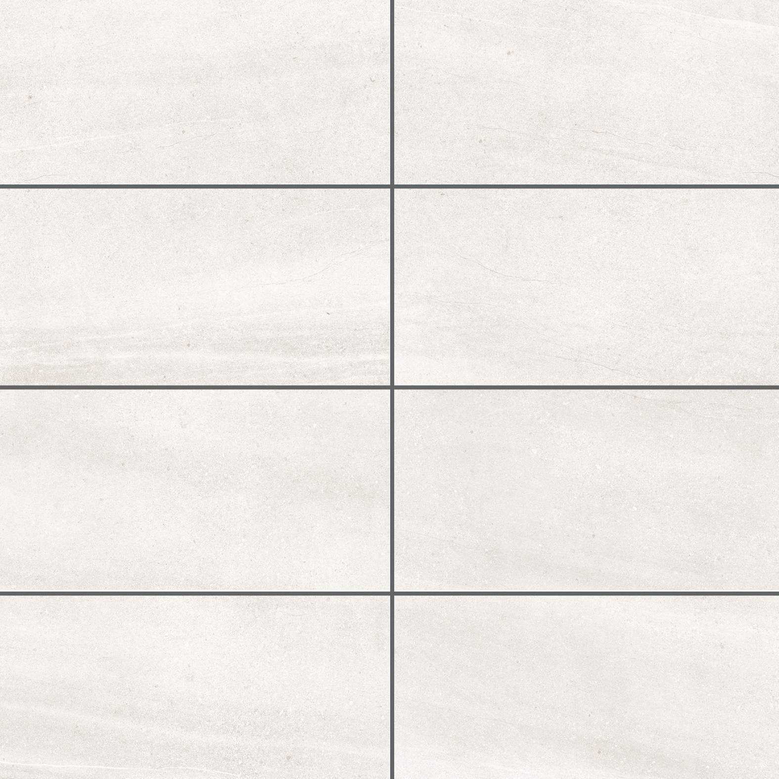 Carreaux de céramique Collection Caliza 12 po x 24 po Gesso finition mate