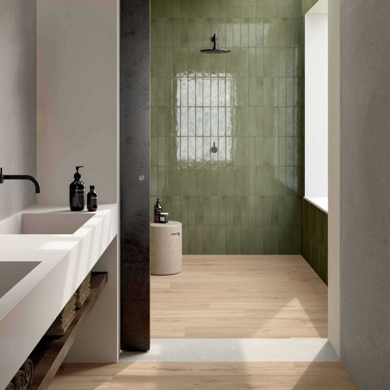 Carreaux de céramique | Collection Elisir Royal - 3 po x 18 po Chevron