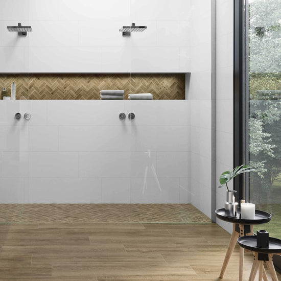 Carreaux de céramique | Collection Superwhite - 12 po x 36 po