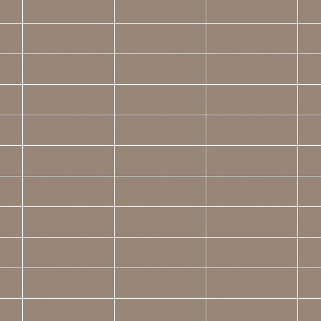 Carreaux de céramique Collection P21 4 po x 12 po Moka, carreau rectangulaire brun