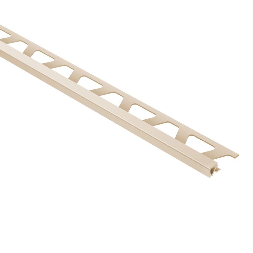 Schluter QUADEC Profilé de bordure carré - plastique PVC bahamas 3/8" (10 mm) x 8' 2-1/2"