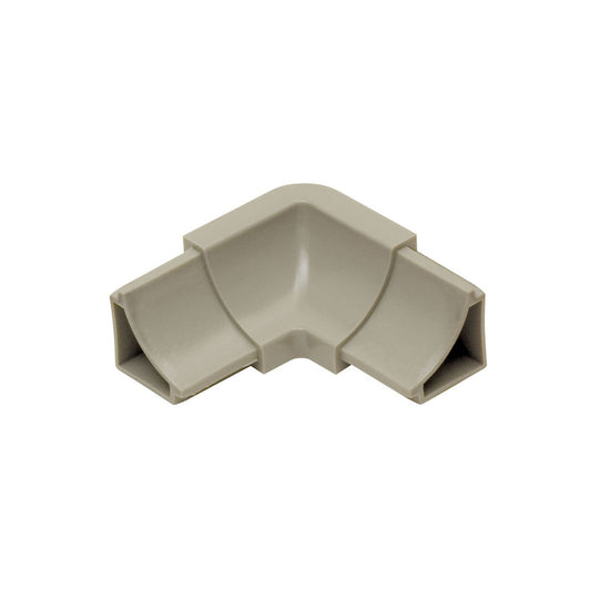 Schluter DILEX-HKW Coin intérieur 90° 2-directions avec un radius de 11/16" (18 mm) - plastique PVC gris