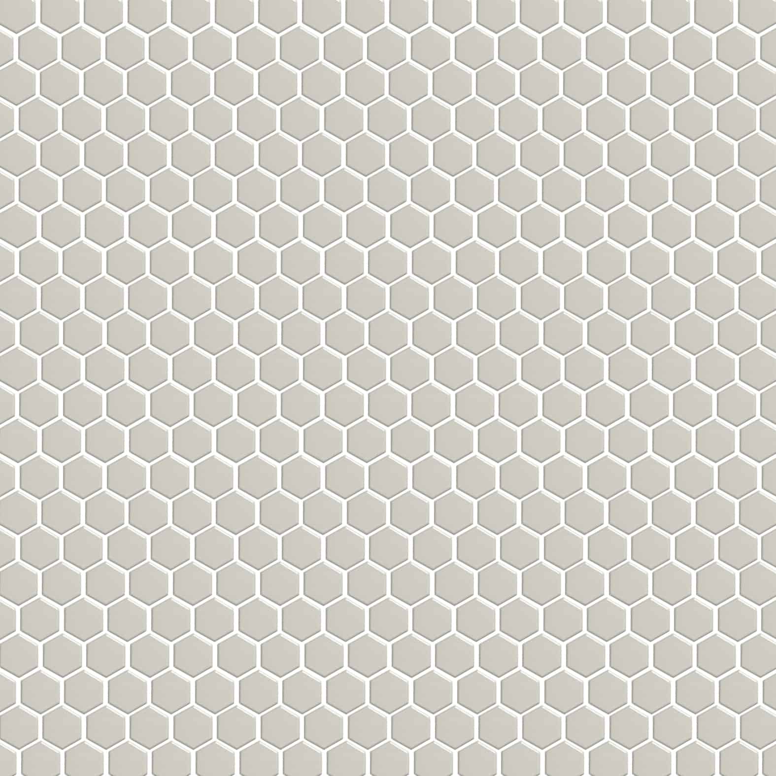 Carreaux de céramique Collection Nektar 2 po x 2 po gris lustré