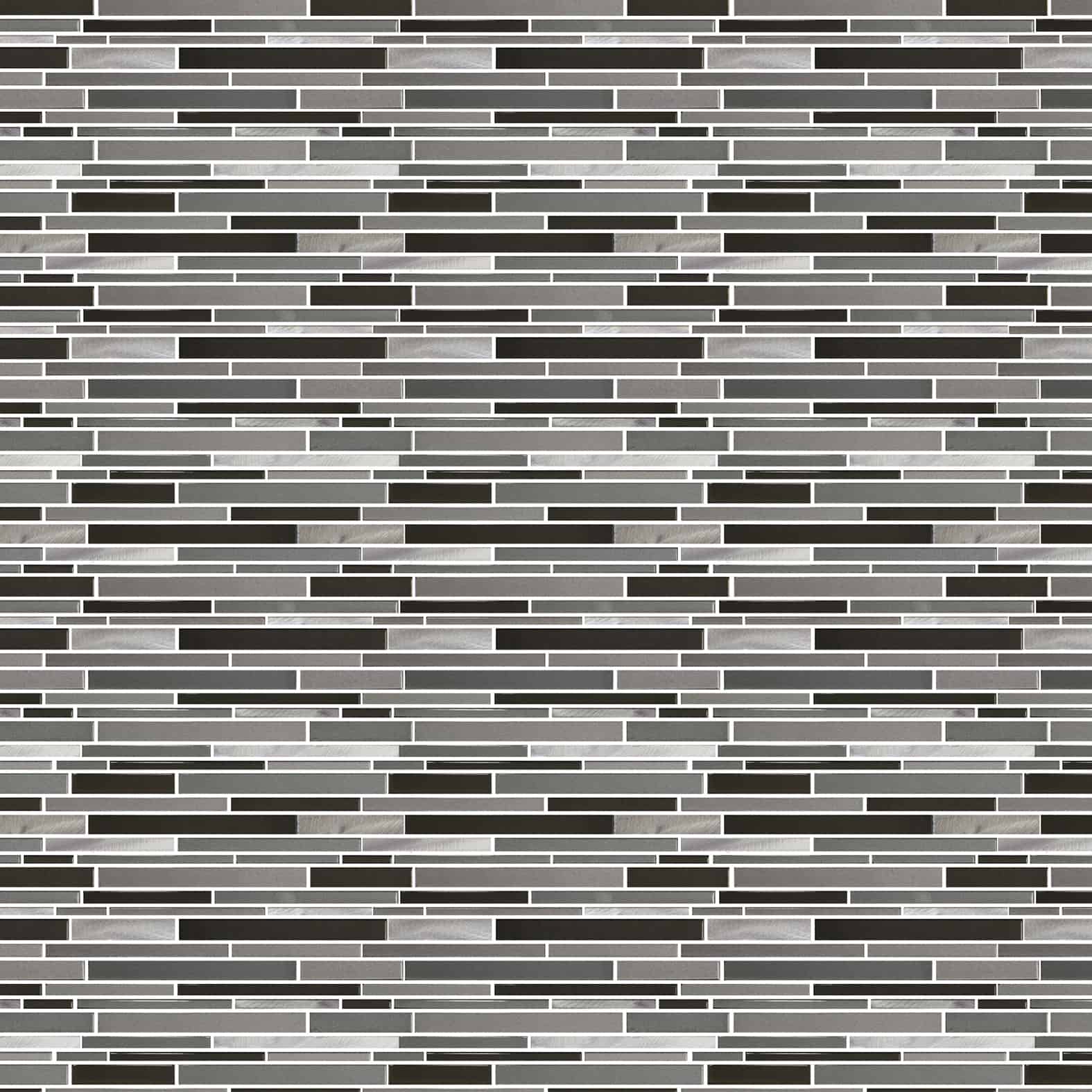 <p>Carreaux de céramique Collection Brio mosaïque 12 po x 12 po couleur charbon</p>