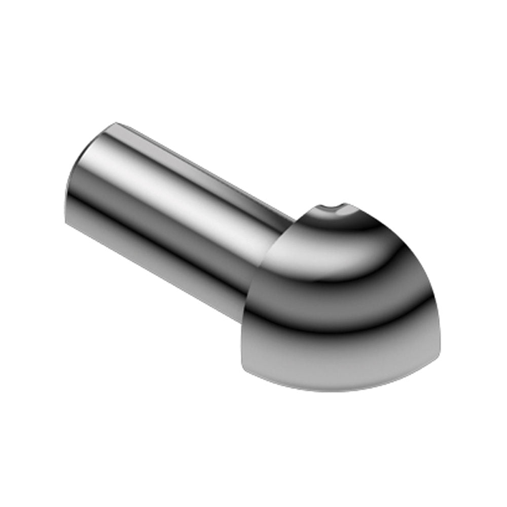 Schluter RONDEC Coin extérieur 90° - aluminium anodisé chrome poli 1/2" (12.5 mm)