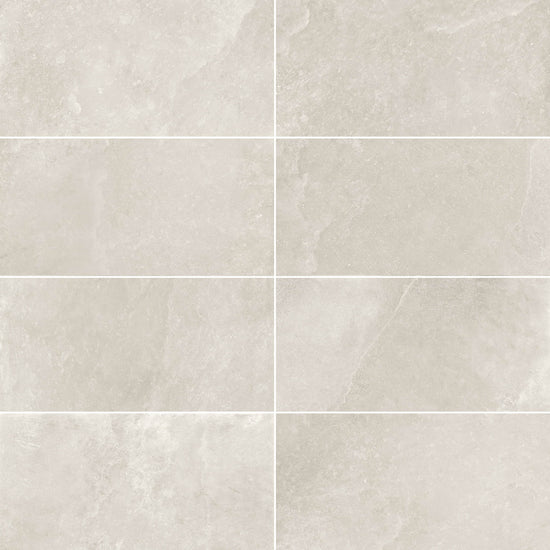 Carreaux de céramique Collection Alchemy 12 po x 24 po blanc, grand format à fini mat