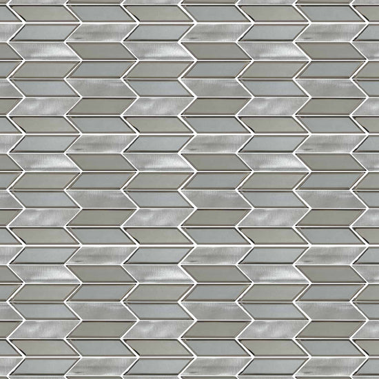 Carreaux de céramique Collection Archer mosaïque 2 po x 6 po Grigio, tuiles rectangulaires gris