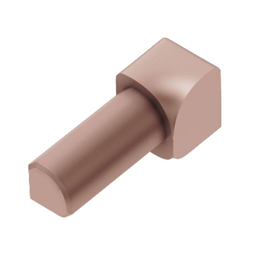 Schluter RONDEC Coin intérieur 90° - aluminium anodisé cuivre mat 3/8" (10 mm)
