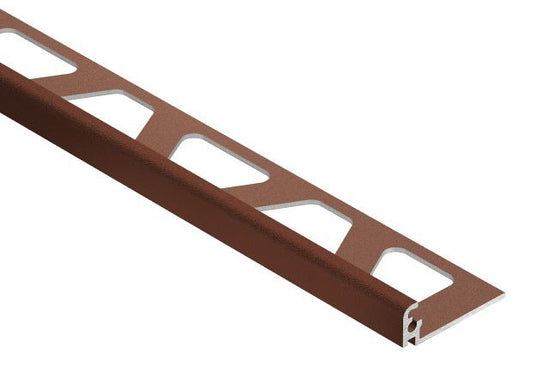 Schluter JOLLY Moulure de bordure de mur Aluminium Brun Rustique 5/16" (8 mm) x 8' 2-1/2"