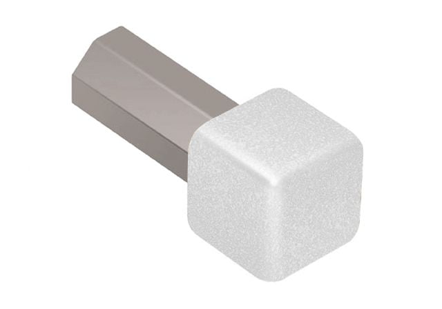 Schluter Coin intérieur/extérieur 90° QUADEC - aluminium blanc mat 5/16" (8 mm)