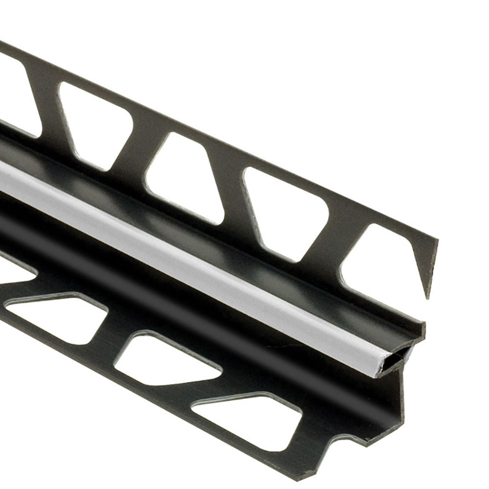 Schluter DILEX-EKE Profilé de joint de mouvement pour angles muraux - plastique PVC gris classique 7/16" x 3/8" x 8' 2-1/2"