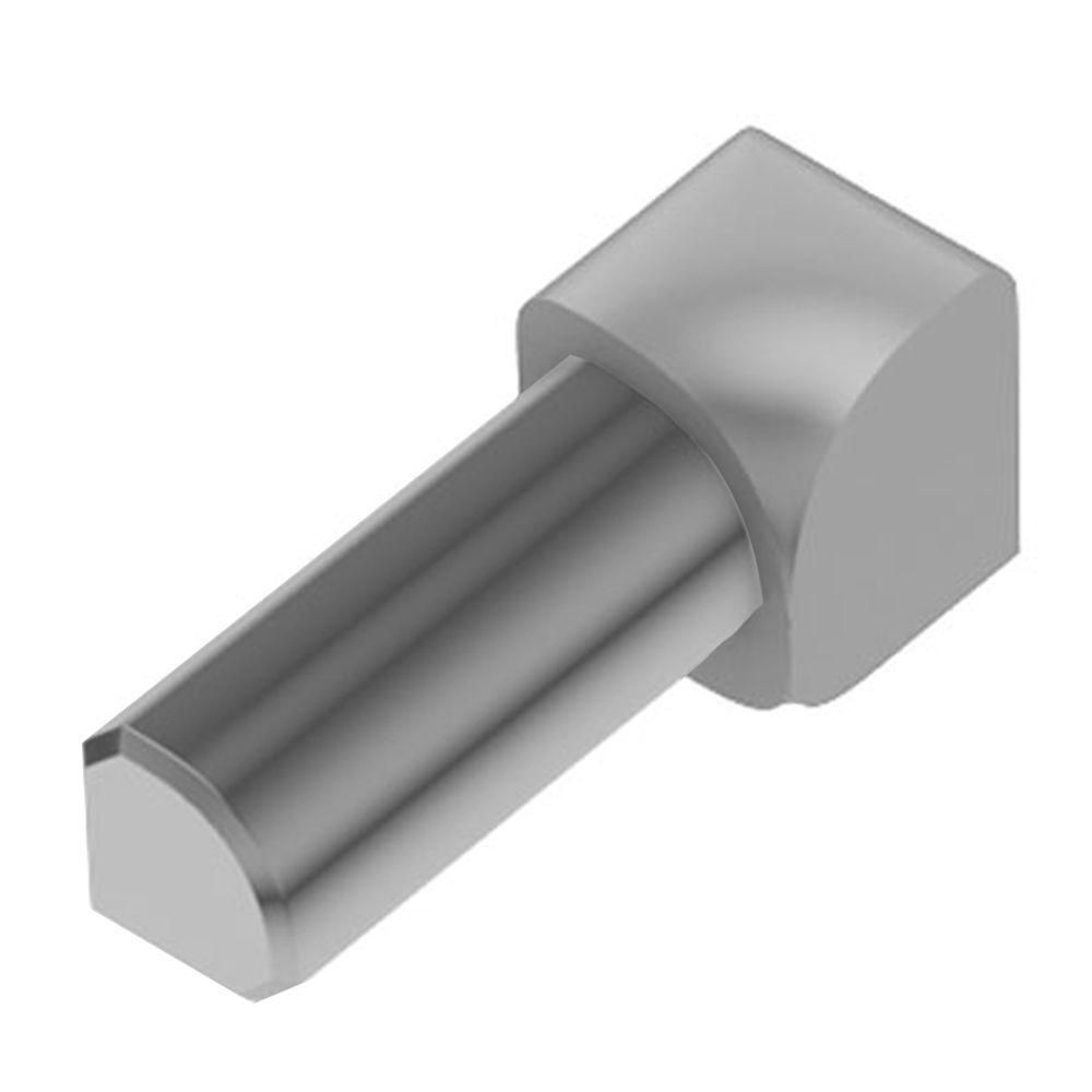 Schluter RONDEC Coin intérieur 90° - aluminium gris classique 1/2" (12.5 mm)
