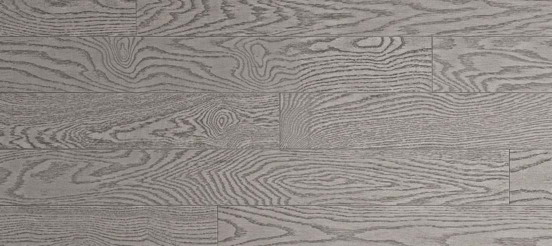 Preverco Bois franc SolidClassic Chêne rouge V+ Inox Mat 5 po 3/4 po plancher chêne rouge lames 5 po micro-biseautées