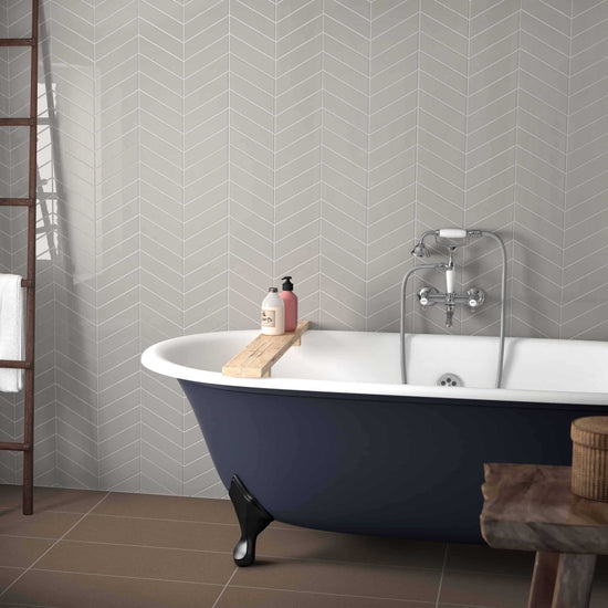 Carreaux de céramique | Collection Chevron - 2 po x 7 po Gauche