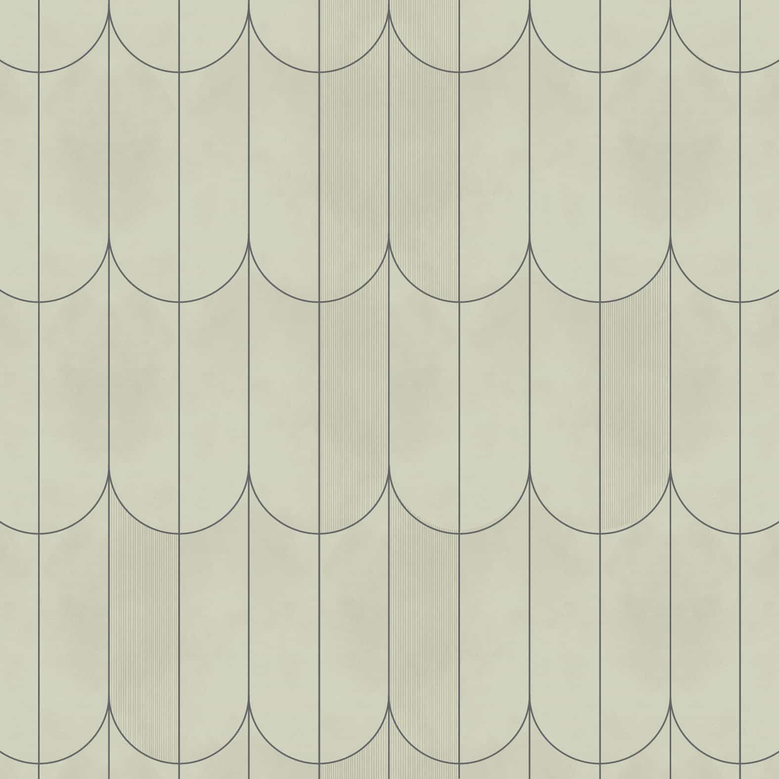 Carreaux de céramique Collection Multiforme 12,5 po x 15 po Salvia Volta fini mat teinte sauge