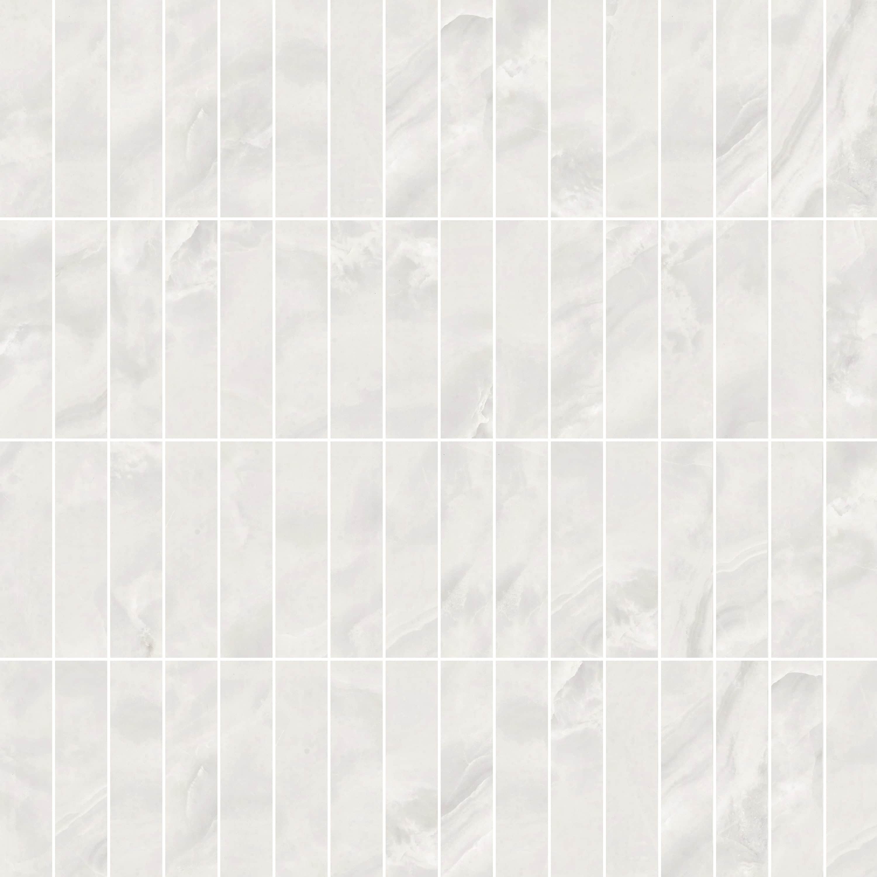 Carreaux de céramique Collection Serena 3 po x 12 po Bianco, finition mat, format rectangulaire