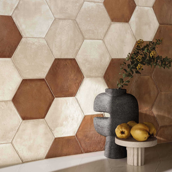 Carreaux de céramique | Collection Forme - 7 po x 8 po He x