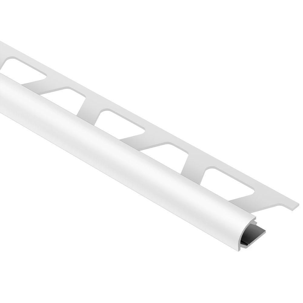 Schluter RONDEC Profilé de bordure rond - aluminium gris clair 5/16" (8 mm) x 8' 2-1/2"