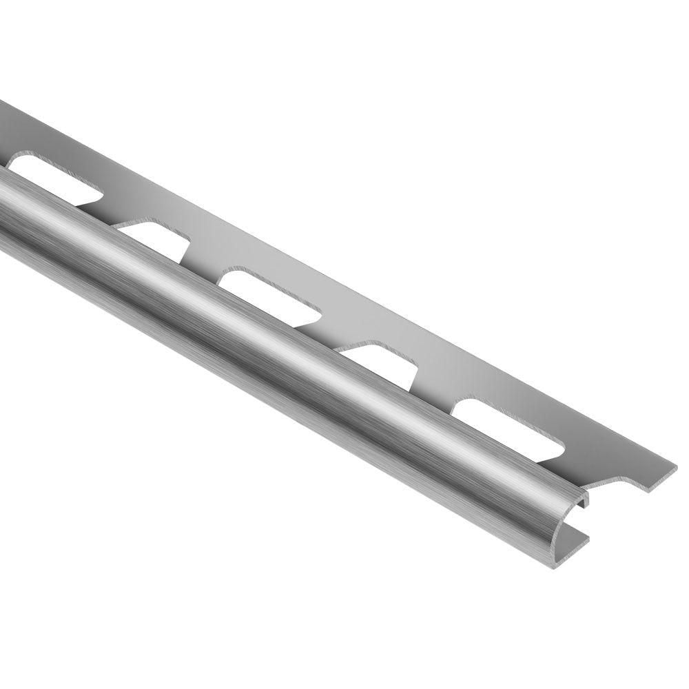 Schluter RONDEC Profilé de bordure rond - acier inoxydable (V2) brossé 7/16" (11 mm) x 8' 2-1/2"