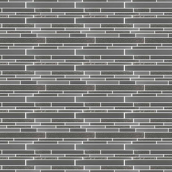 Carreaux de céramique Collection Tessara mosaïque 11 po x 12 po gris foncé