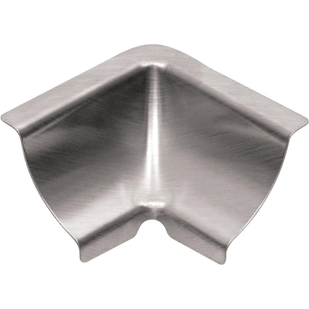 Schluter DILEX-EHK Coin intérieur 90° 2-directions avec un radius de 23/32" (18.5 mm) - acier inoxydable (V2)