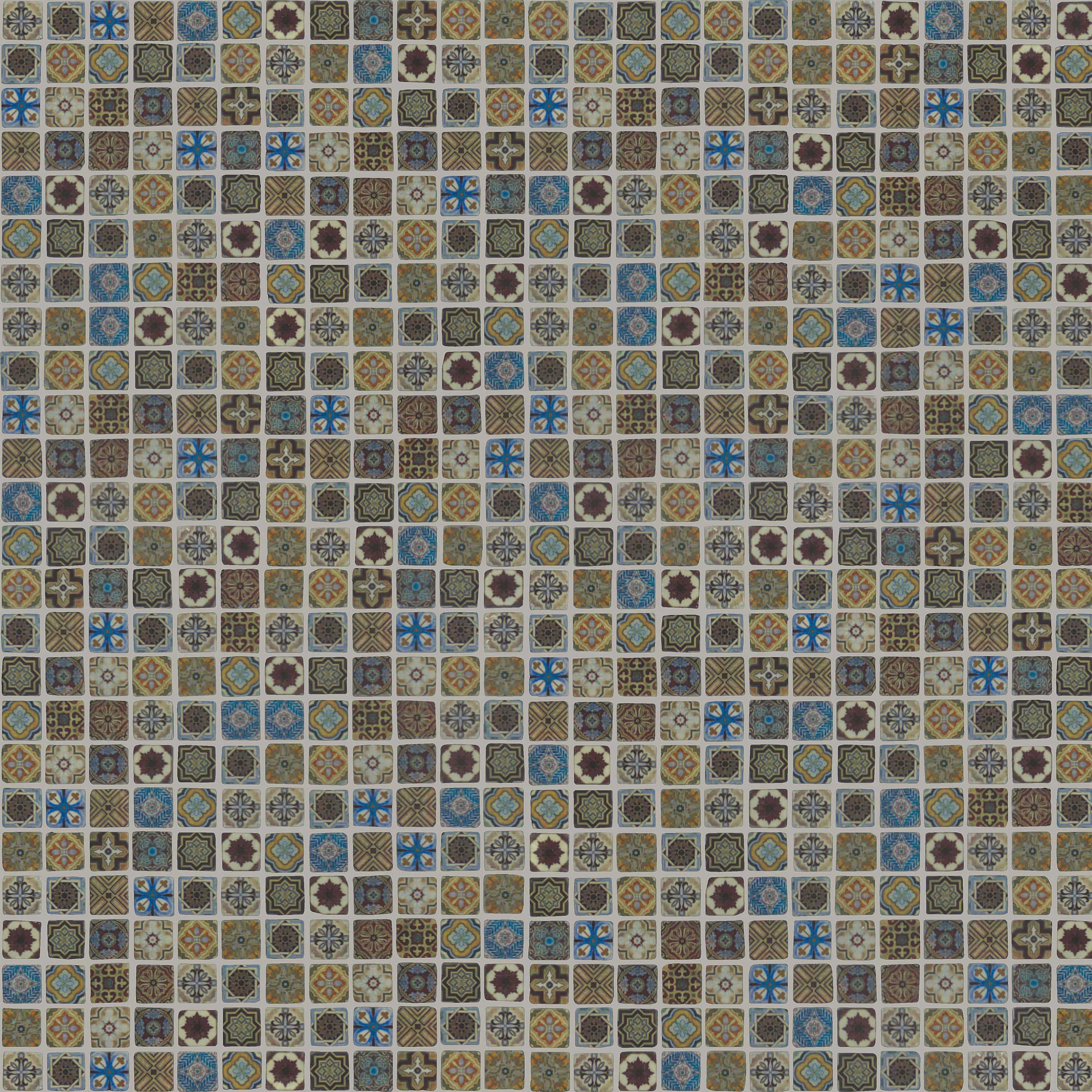 Carreaux de céramique | Collection Jamila - Mosaïque - 1 po x 1 po Terra Mosaïque - 1 po x 1 po Lustré