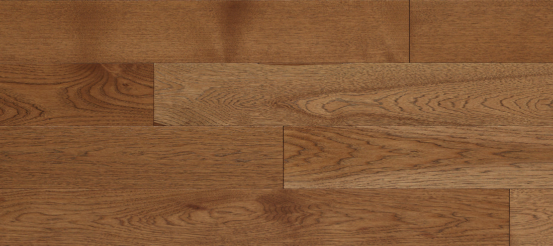 Preverco Bois d'ingénierie Flex19 Hickory V+ Sierra Satiné, lame 111 mm, ép. 19 mm, grain hickory marqué, biseau V+