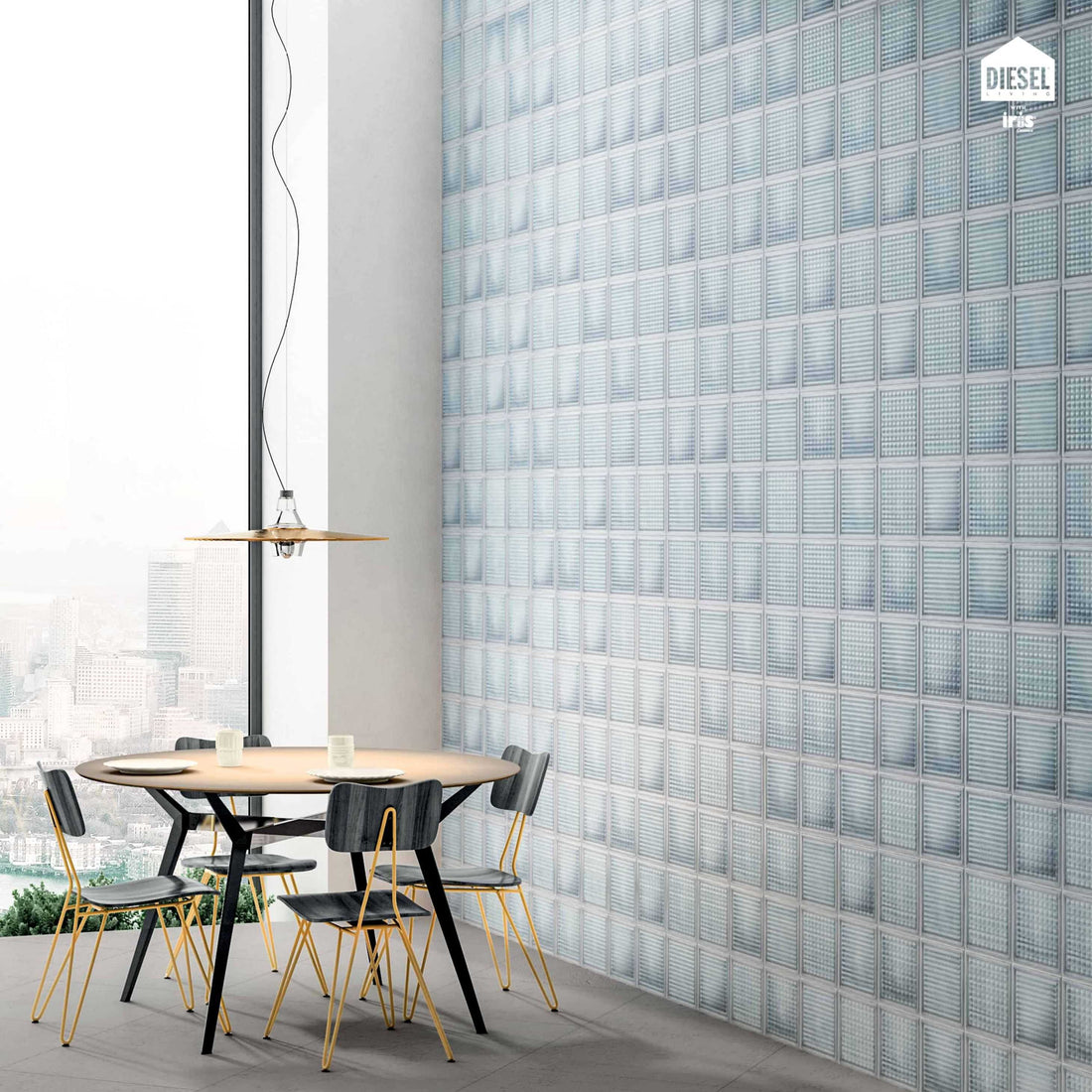 Carreaux de céramique | Collection Glass Blocks - 8 po x 8 po