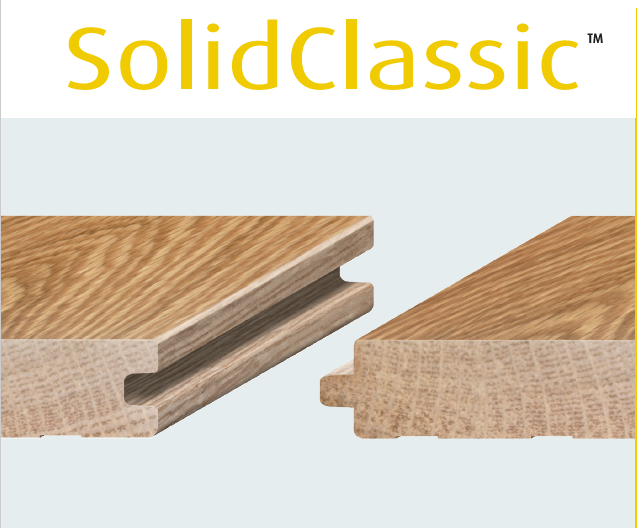 Preverco Bois franc SolidClassic Chêne rouge Nuance Dune Mat, plancher lames 2-1/4 po x 3/4 po, grain naturel