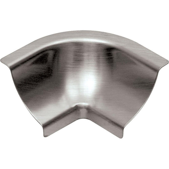 Schluter DILEX-EHK Coin intérieur 90° 3-directions avec un radius de 23/32" (18.5 mm) - acier inoxydable (V2)