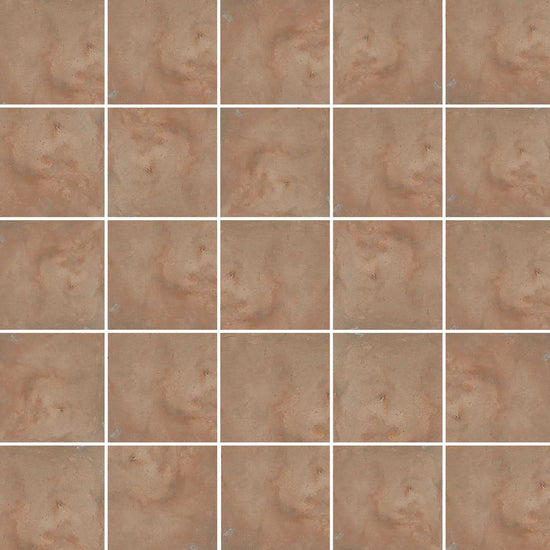 Carreaux de céramique Collection Terra 8 po x 8 po Rosso — teinte rouge