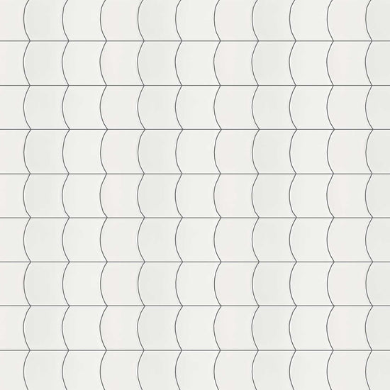 Carreaux de céramique Collection Wave 5 po x 5 po blanc, motif ondulé