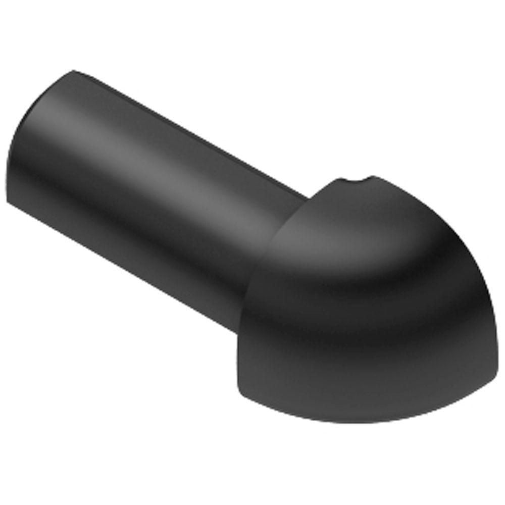 Schluter RONDEC Coin extérieur 90° - aluminium anodisé graphite 3/8" (10 mm)