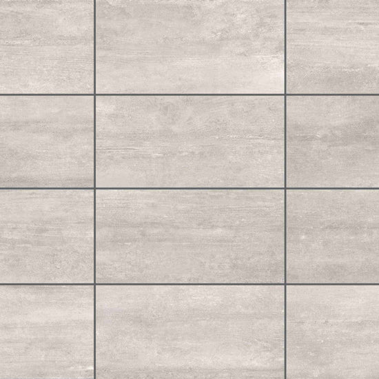 Carreaux de céramique Collection Westside 12 x 24 po argent mat
