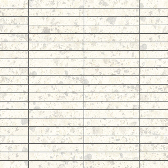 Carreaux de céramique Collection Pieza mosaïque 1 po x 8 po Zinc — lames rectangulaires