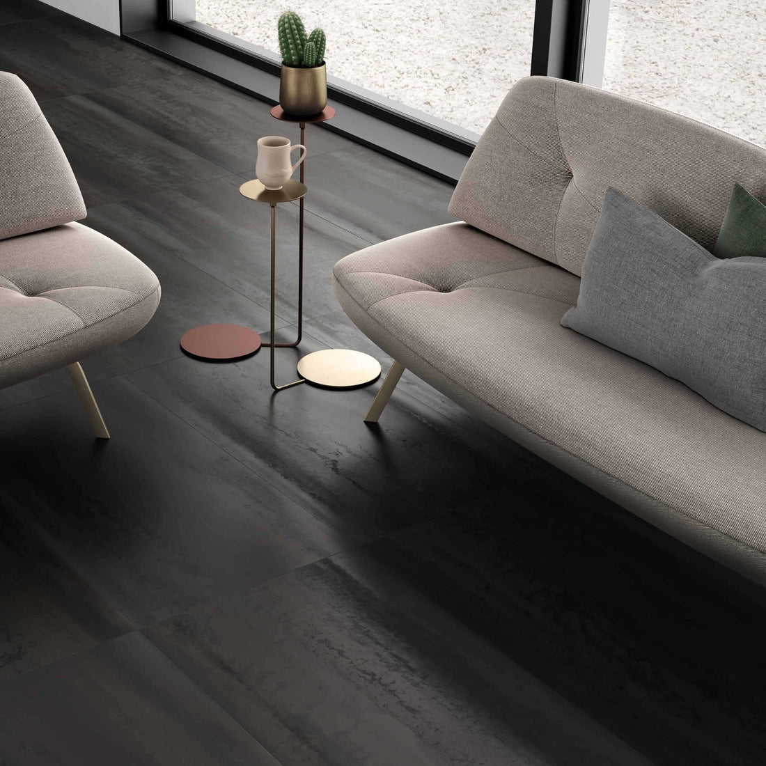 Carreaux de céramique | Collection Metallica - 2 po x 10 po